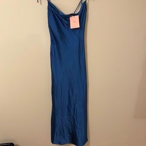 Blue Hello Molly Slip Dress